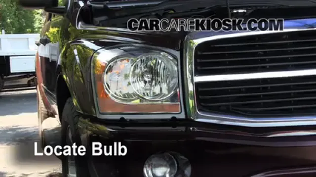 2004 Dodge Durango SLT 5.7L V8 Éclairage Feux de croisement (remplacer l'ampoule)
